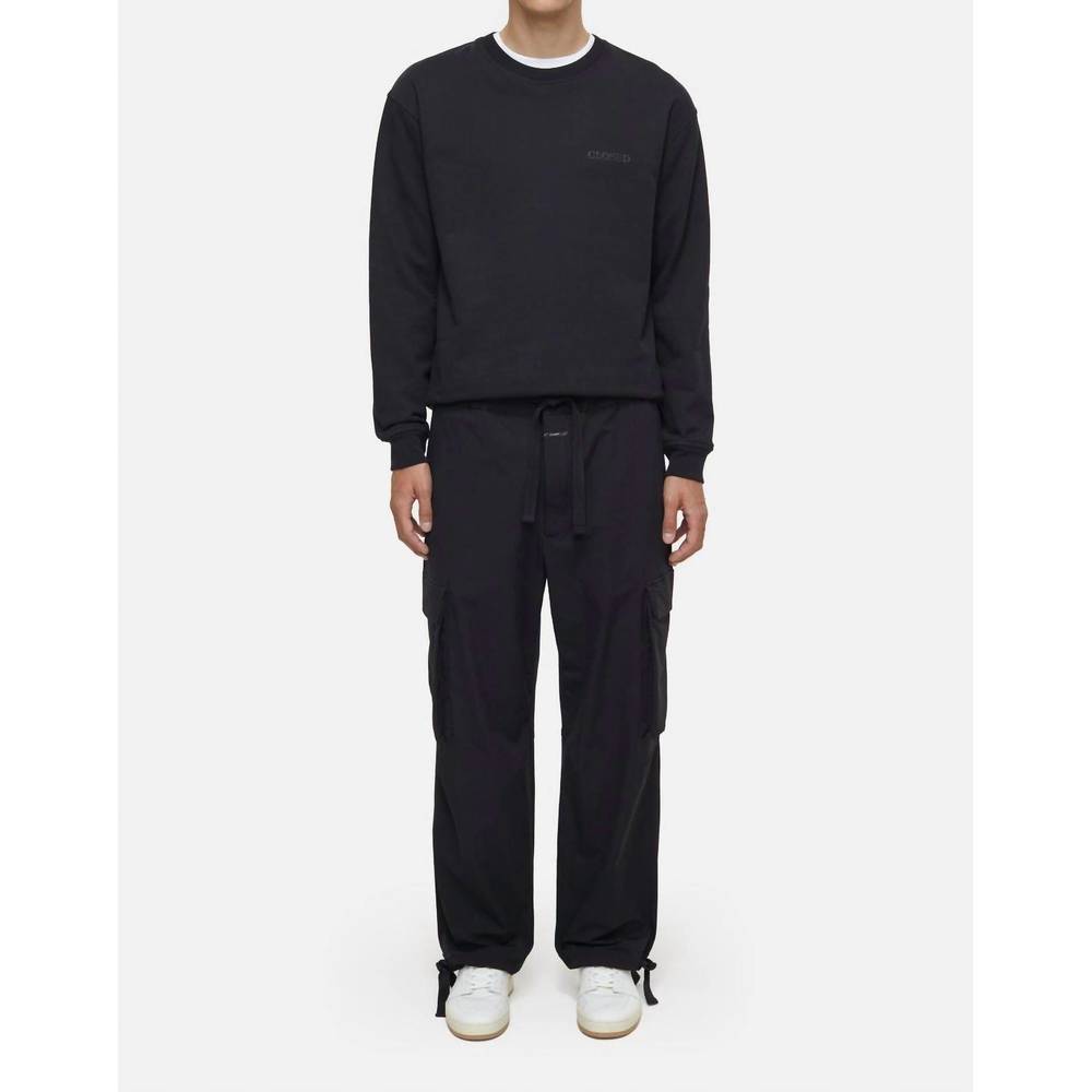 NEW CLOSED freeport wide drawstring pant in black